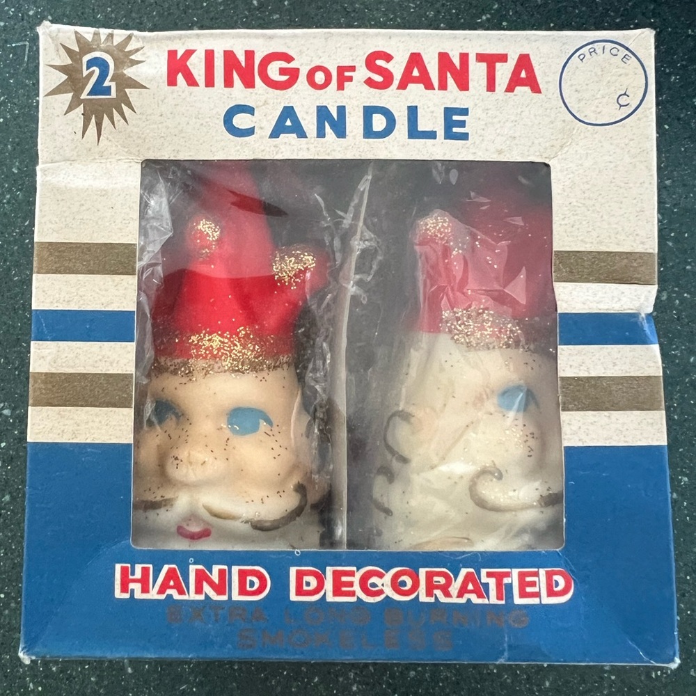 King of Santa Candle Set